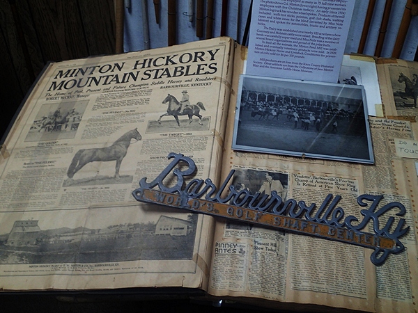 Celebrities Room - Minton Hickory Stables artifacts